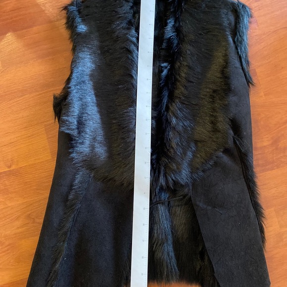 Women sleeveless Faux Fur Vest Jacket Coat - Picture 5 of 5